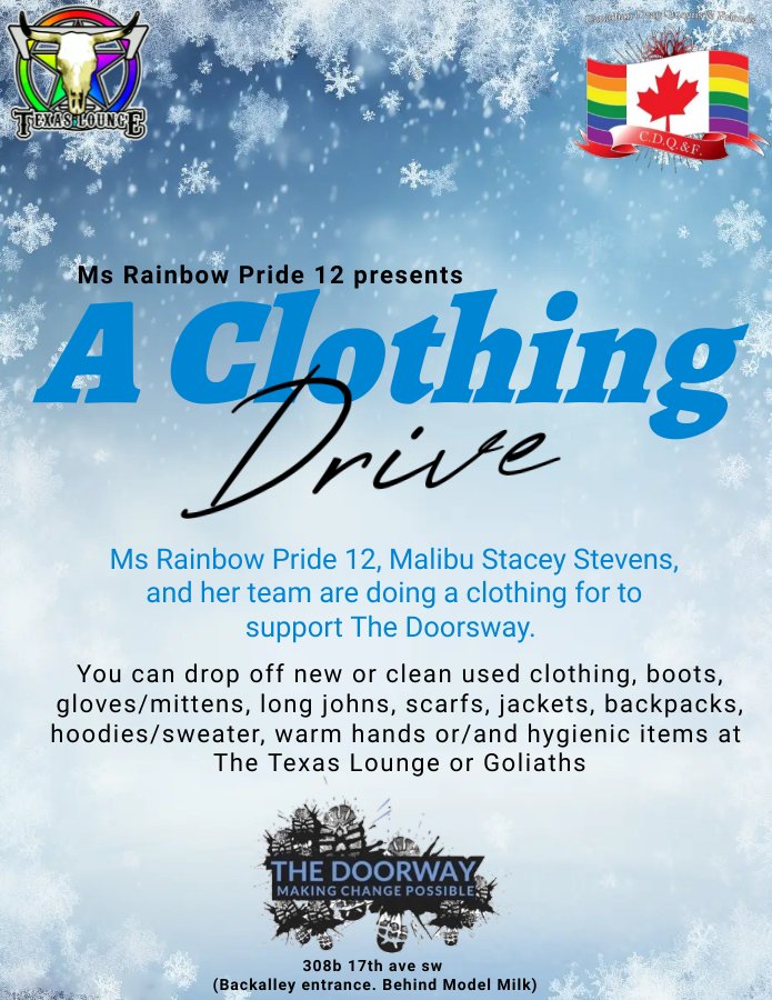 Clothing drive that isnt us....